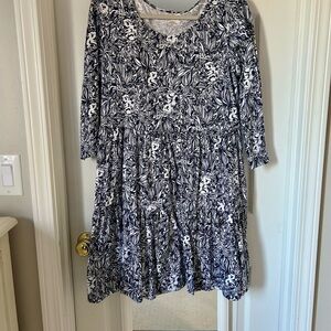 Lilly Pulitzer Navy & White Dress